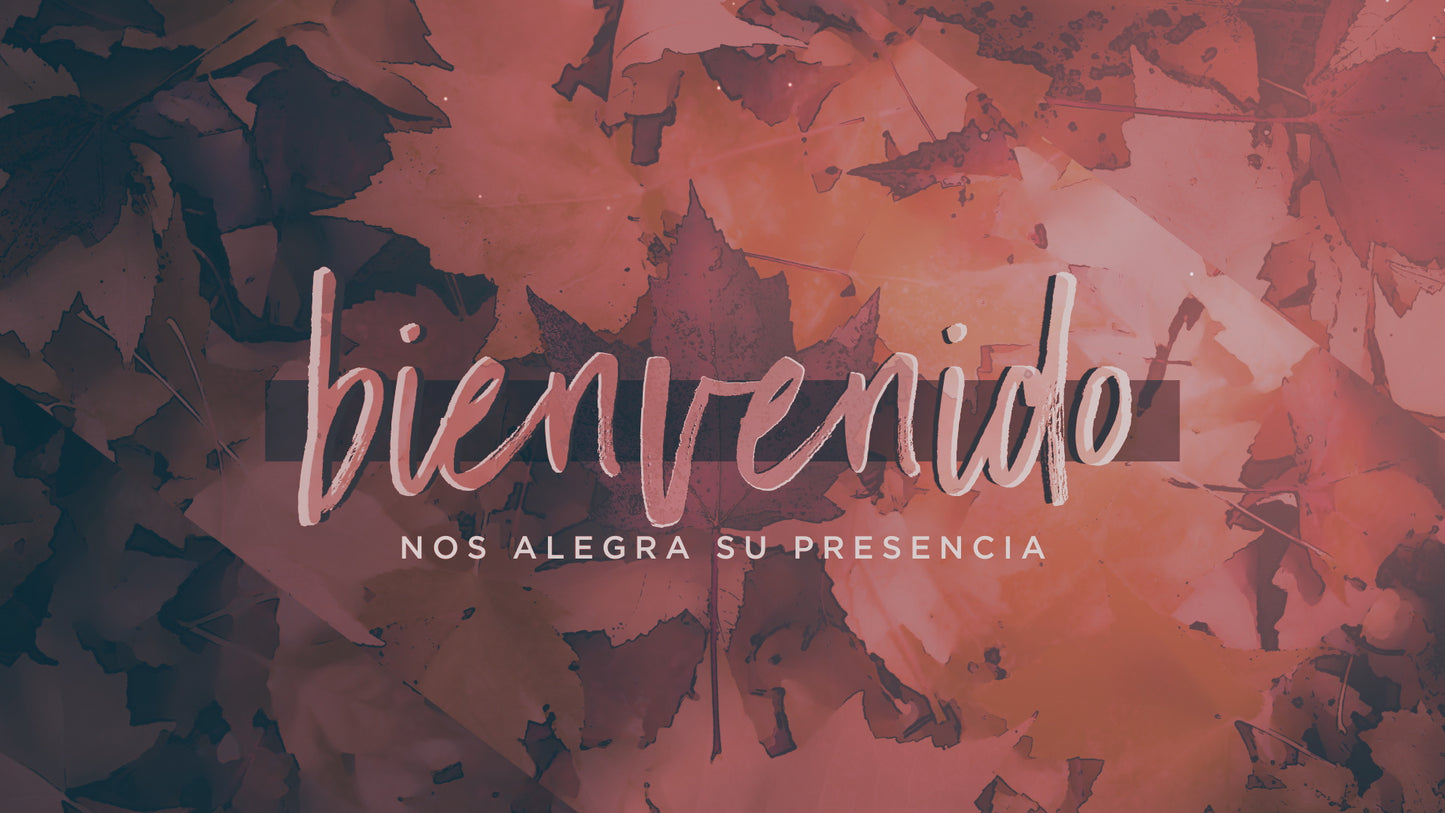 Peaceful Autumn Spanish Welcome Still