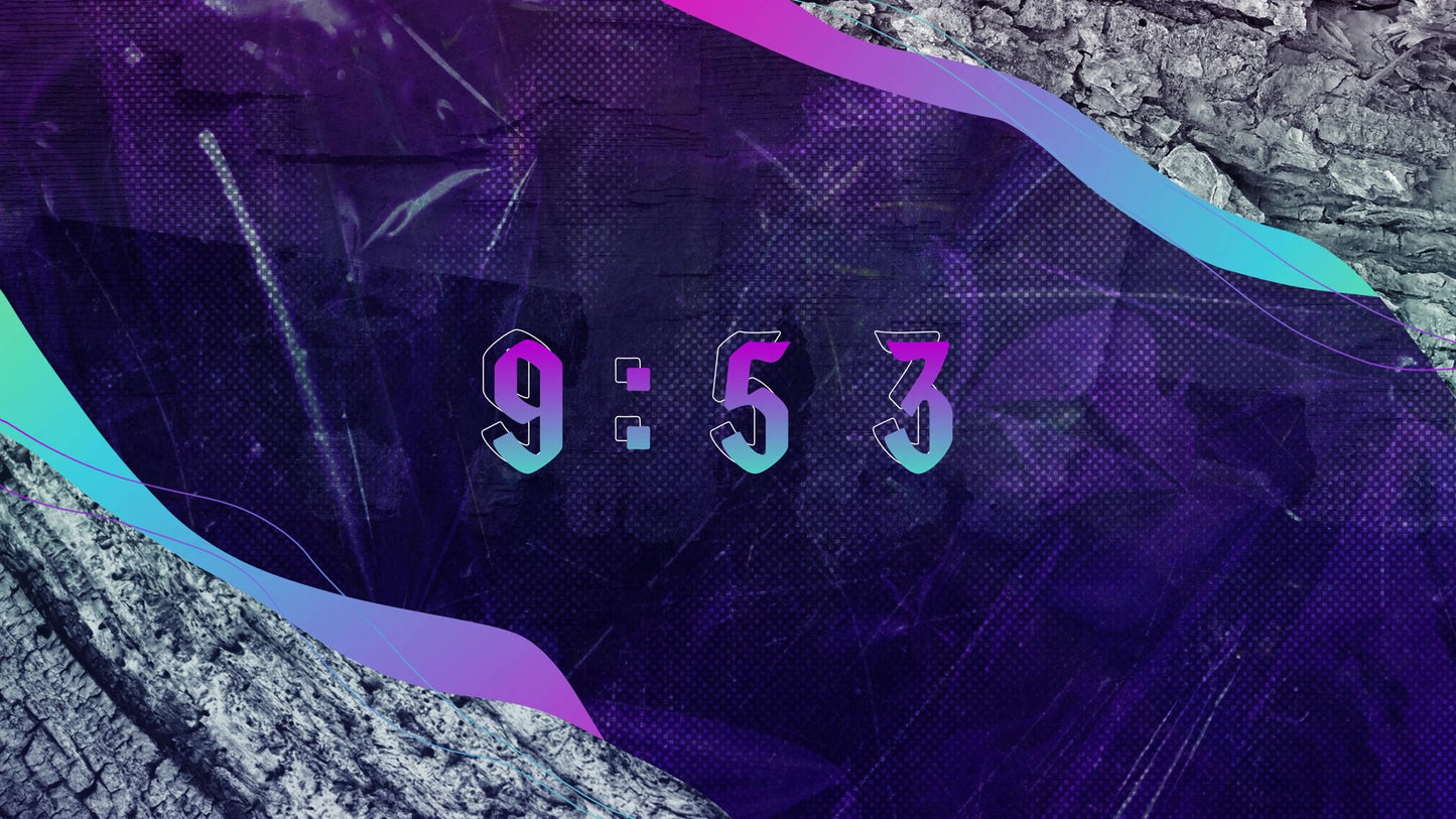 Vibrant Lent 10 Min Countdown