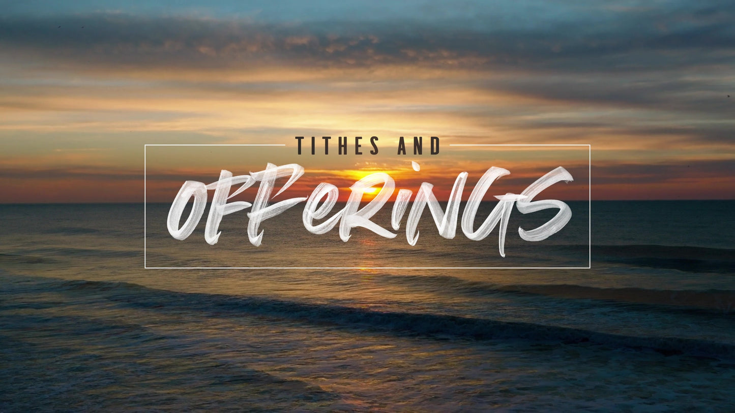 Sunrise Ocean Tithes And Offerings