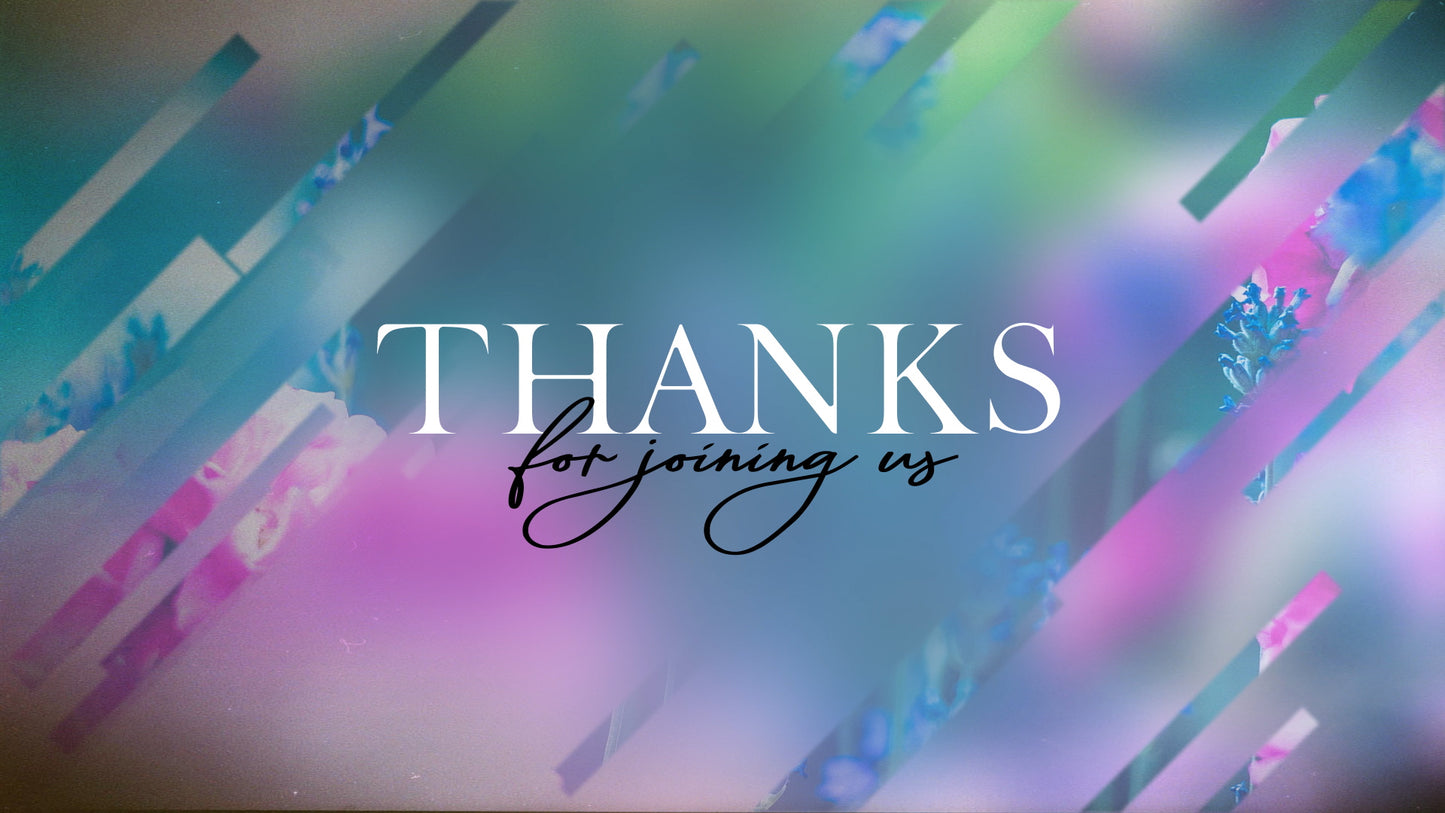 Spring Journey Thanks for Joining Us Still