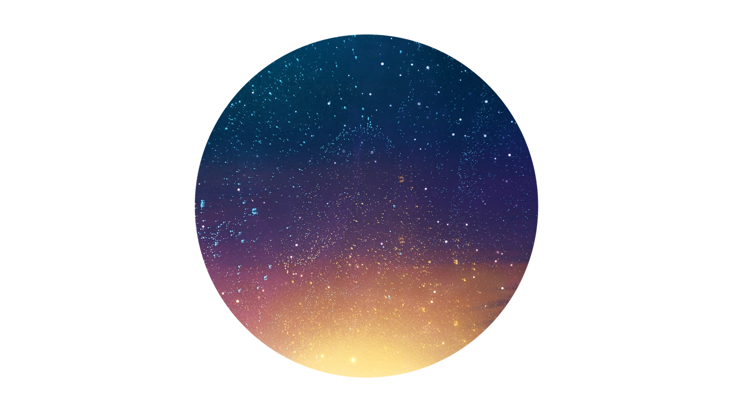 Radiant Christmas Overlay Circle 01