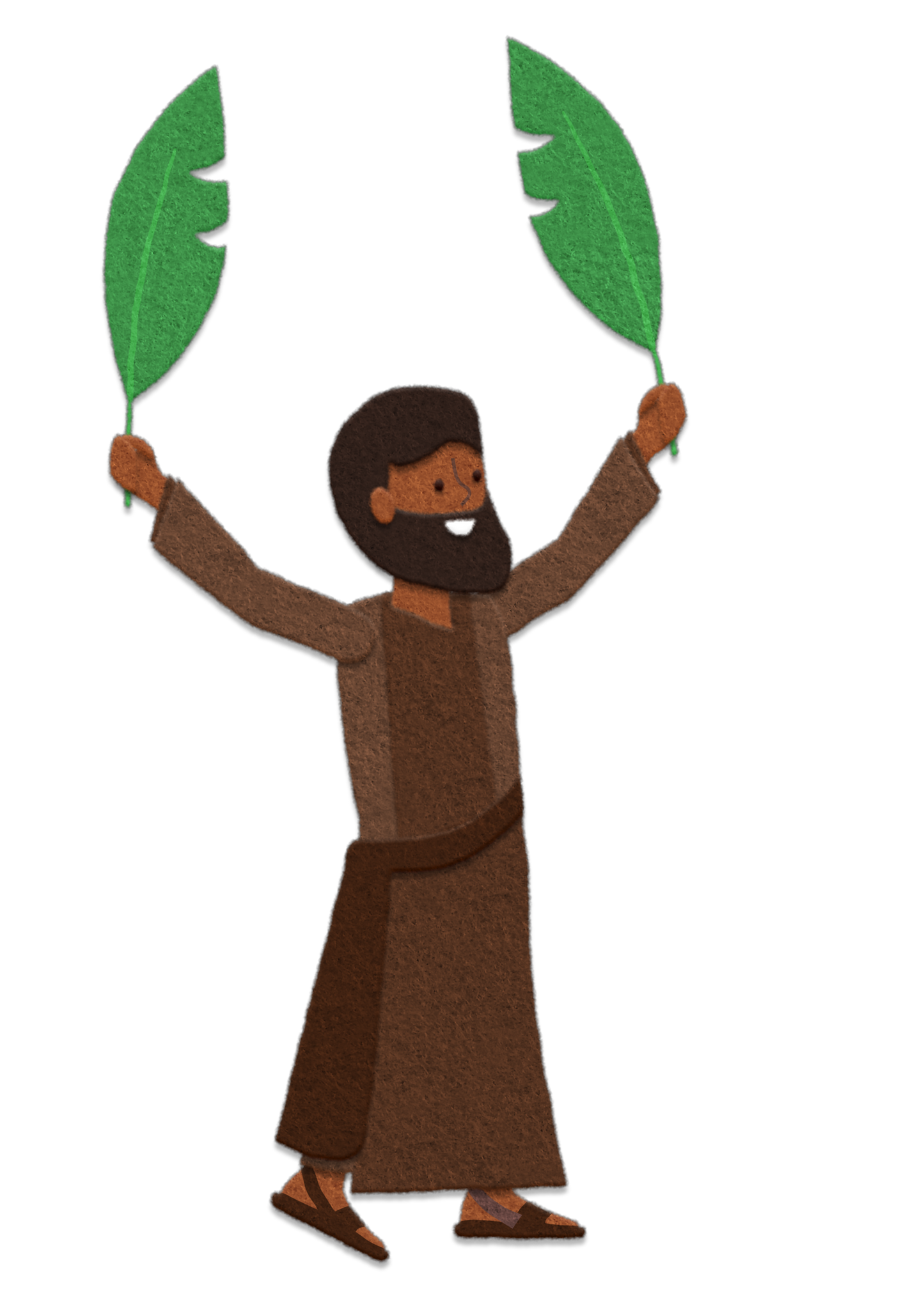 Palm Sunday Flannelgraph Man 2