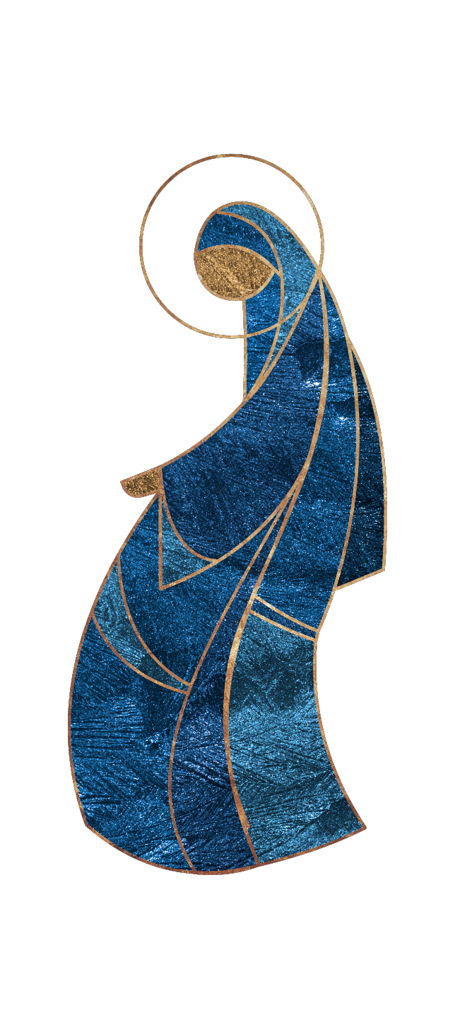 Christmas Figures Mary Donkey