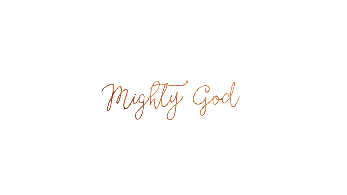 Christmas Candles Mighty God