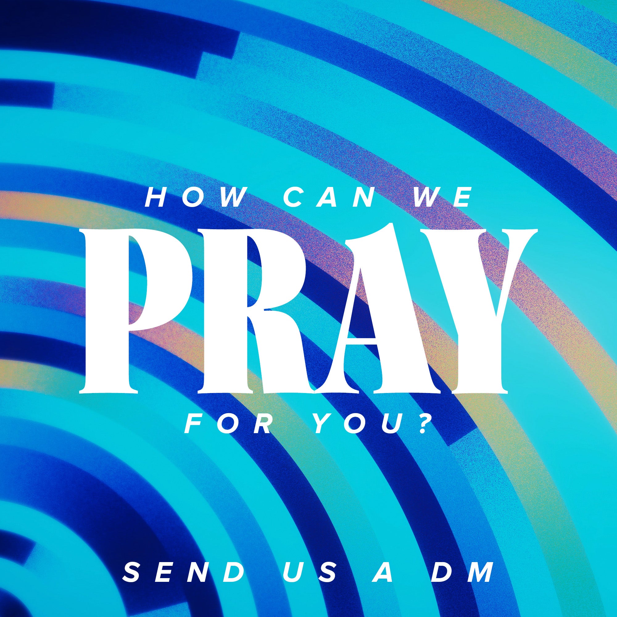 Fathers Day Gradients Pray | Editable Social Media Graphic | Shift Worship