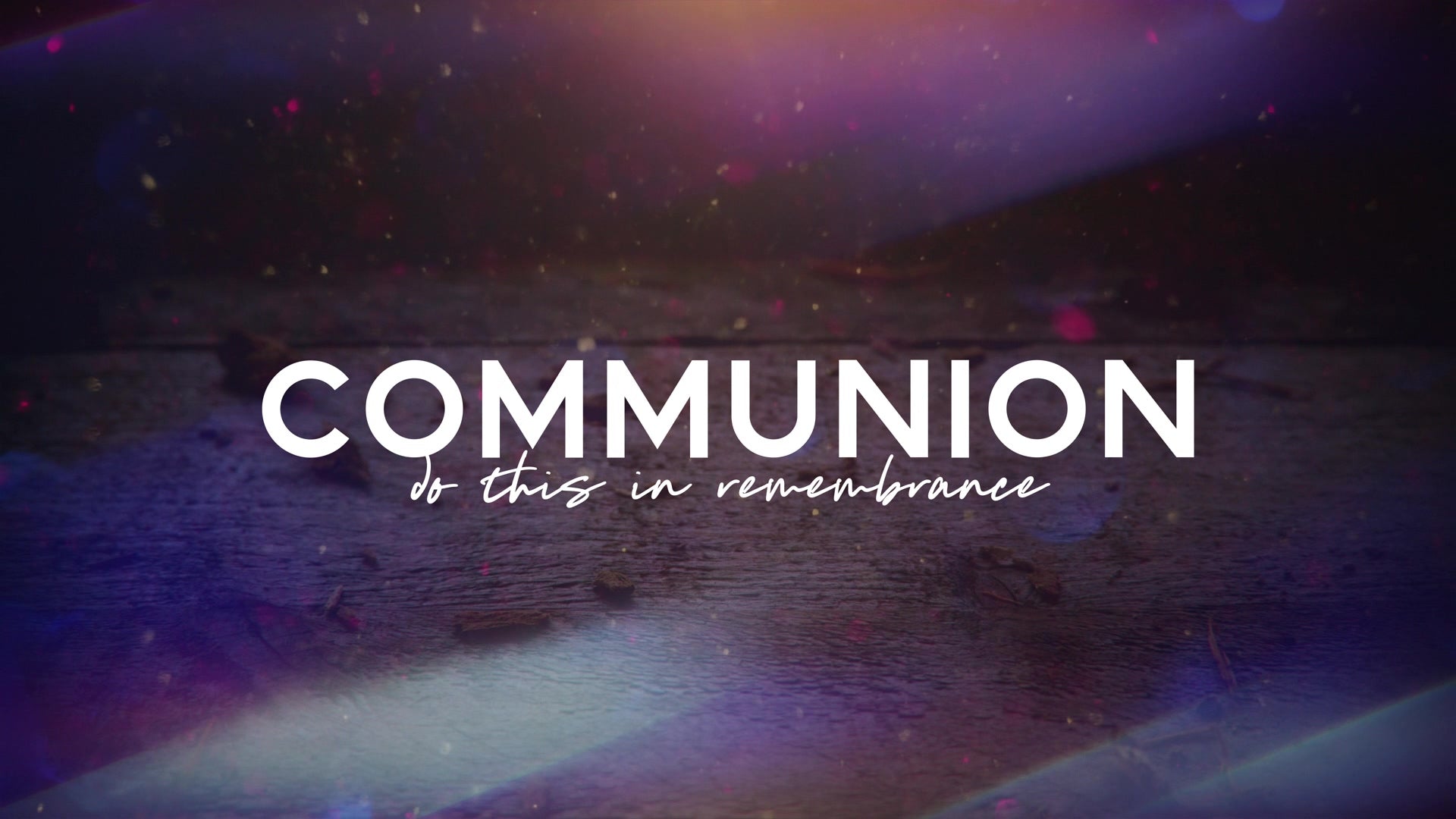 Rustic Nativity Communion | Still | – Shift Worship