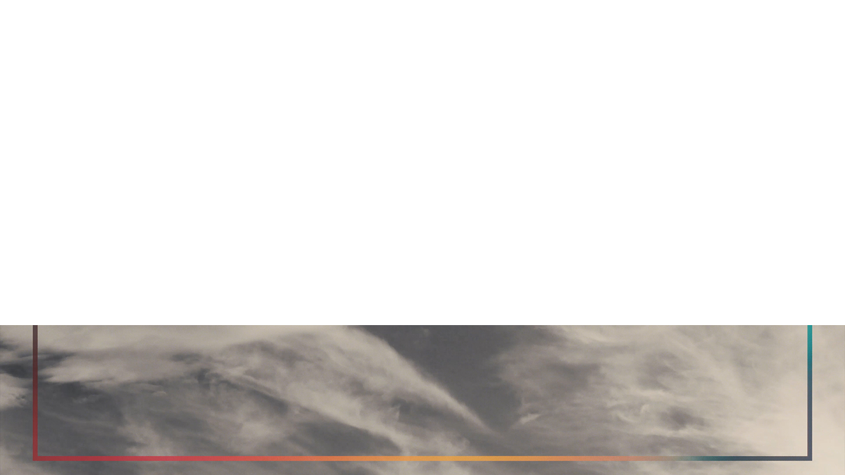 Dream Clouds Lower Third Full Blank Large Transparency