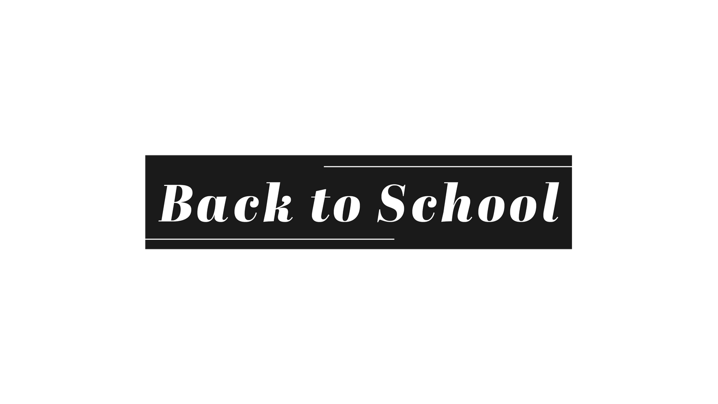 Cloudy Textures Back to School