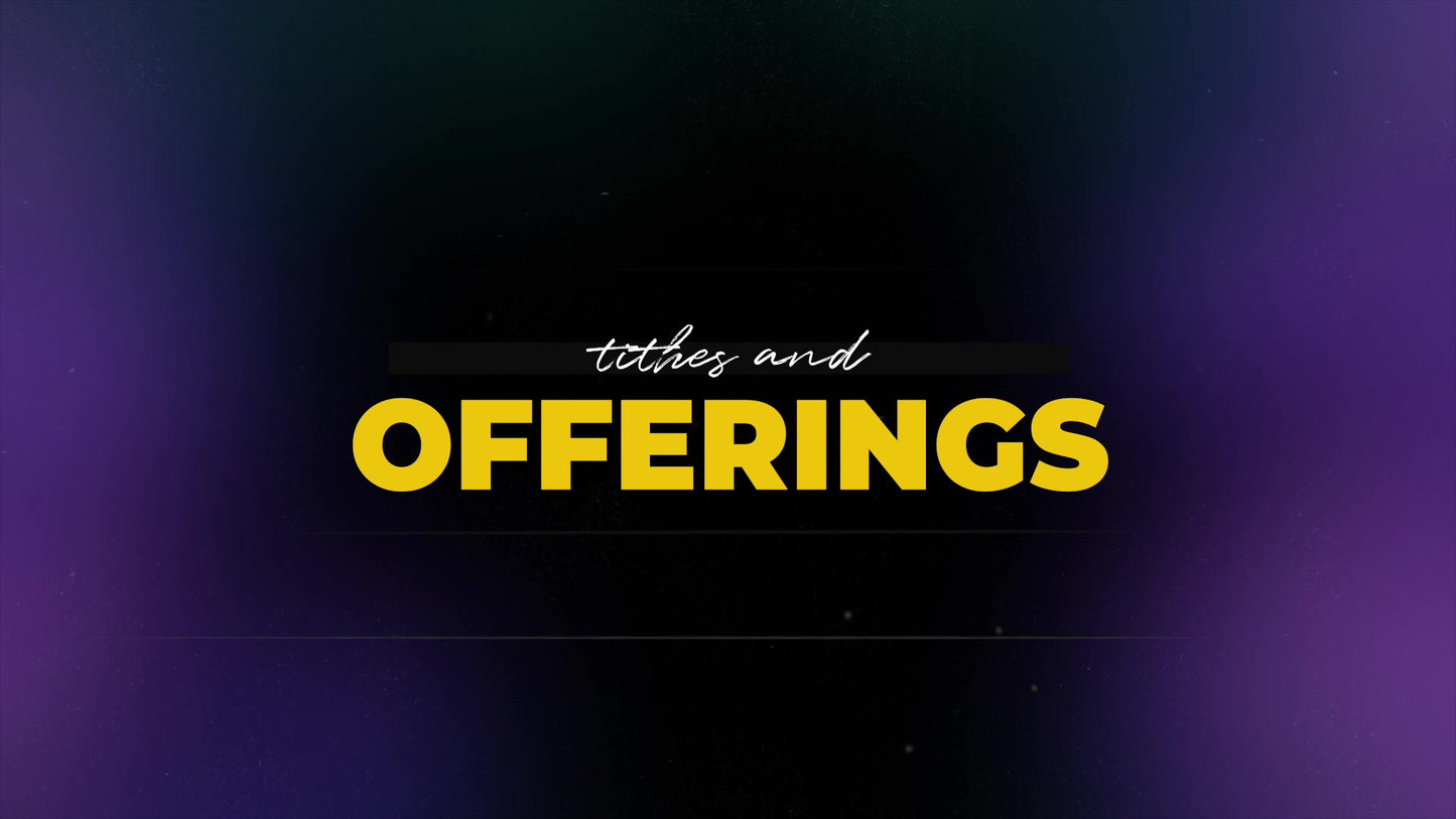 Vintage Light Tithes And Offerings