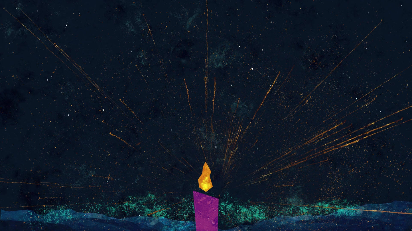Silent Night Advent Candle 02