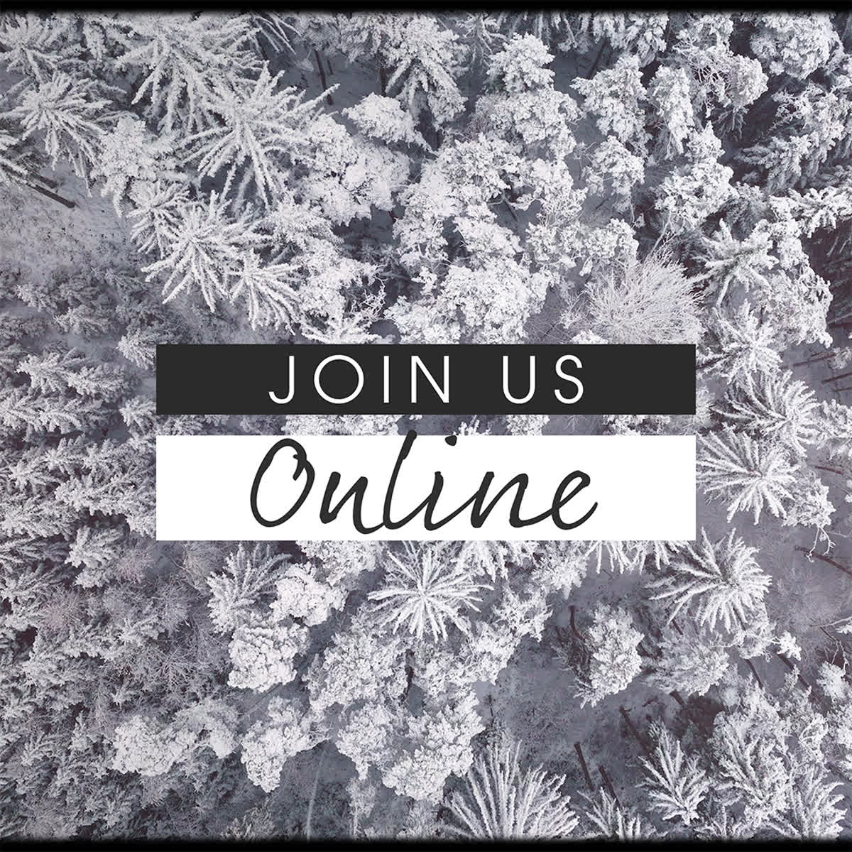 Retro Winter Join Us Online