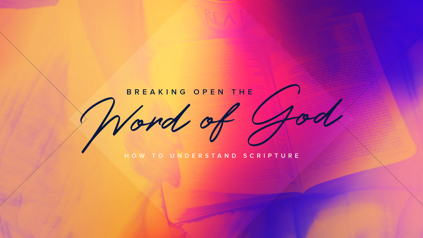 Breaking Open The Word Sermon