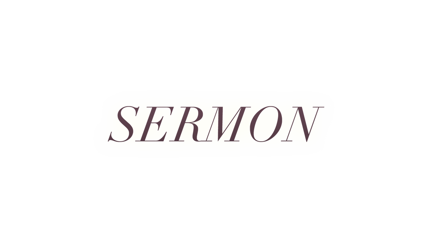 Sunset Crosses Sermon