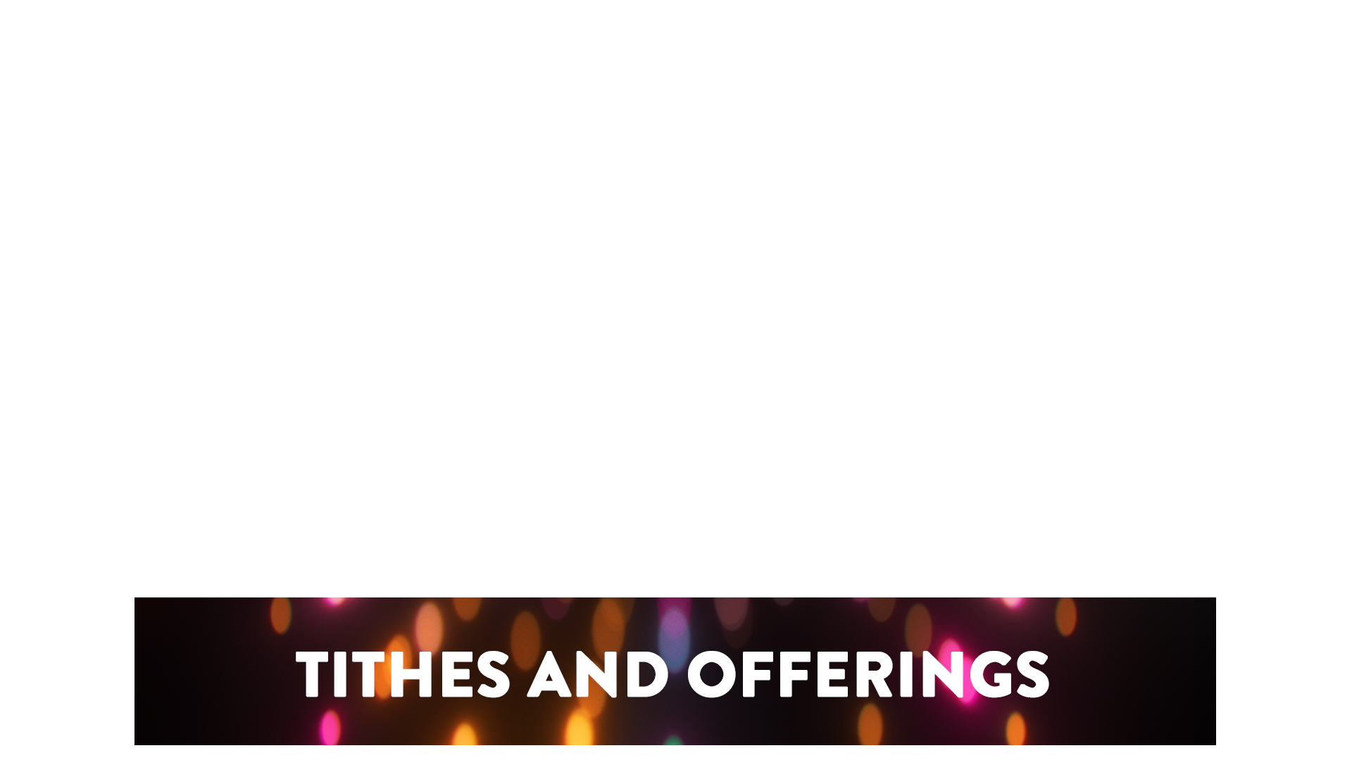 Signal Lower Third Tithe Offering | Shift Worship