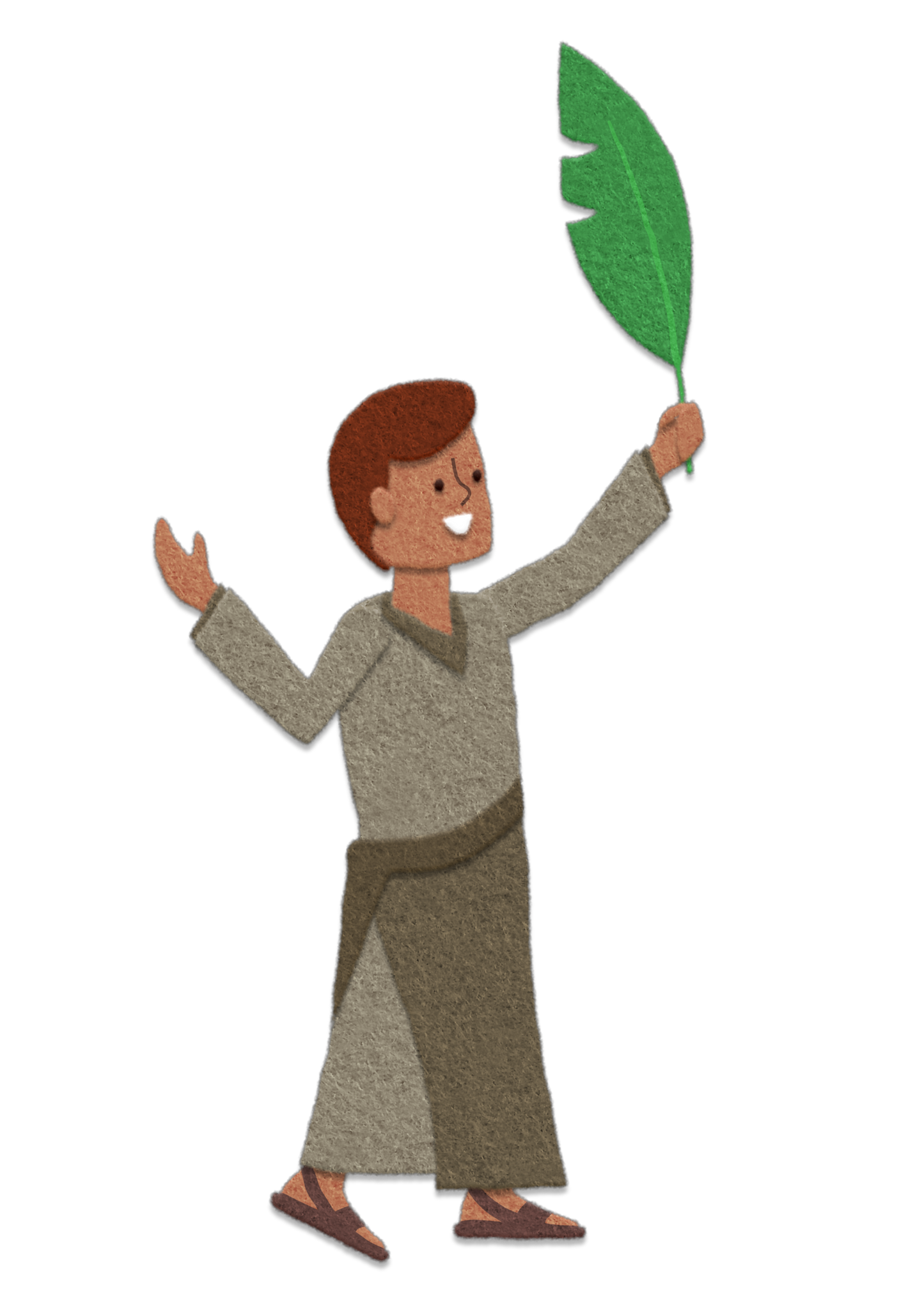 Palm Sunday Flannelgraph Man 1