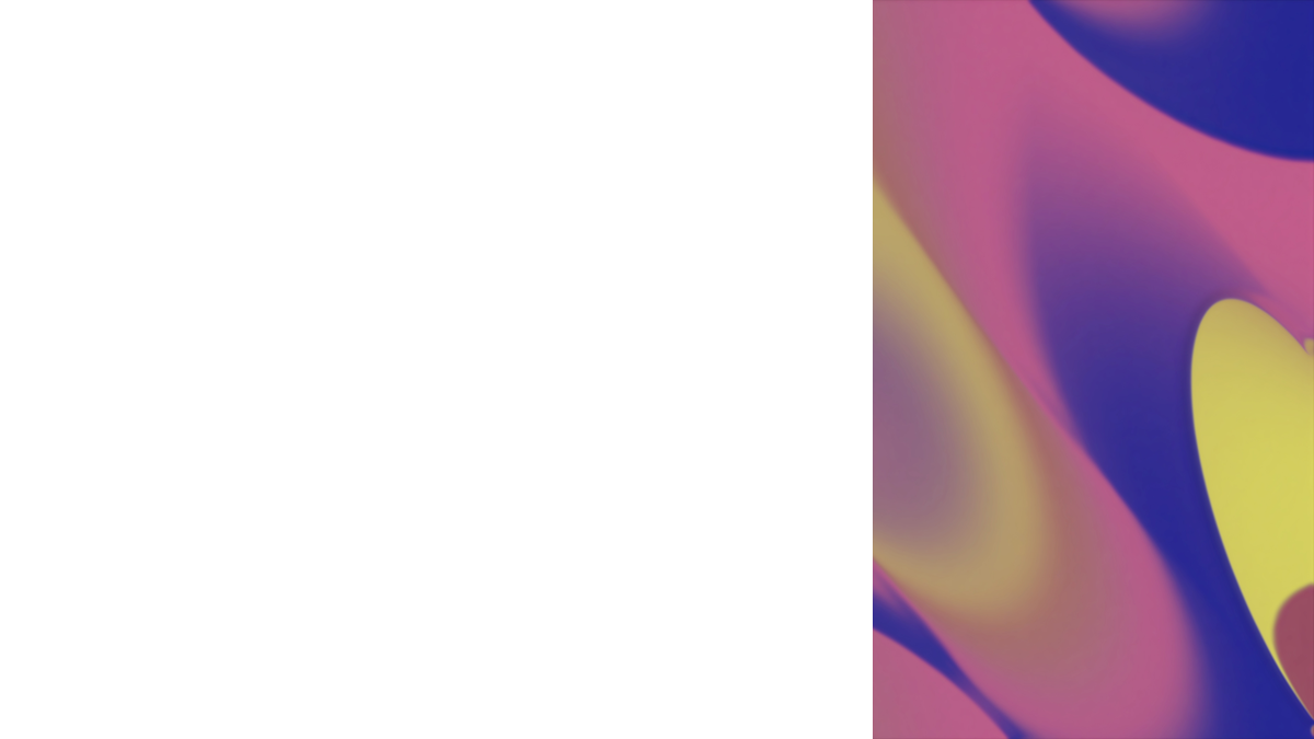 Color Warp Lower Third Right Blank