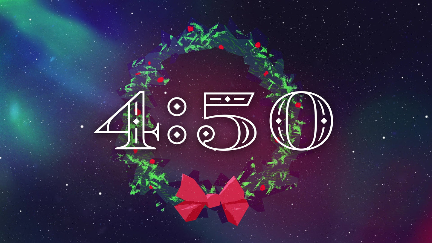 Glorious Christmas Countdown Wreath