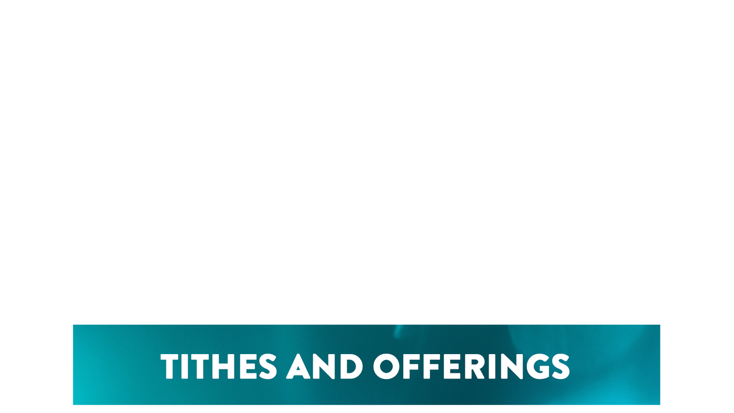 Scattered Light Lower Third Tithes Offering