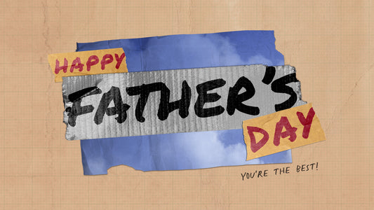 DIY Clouds Father's Day Still