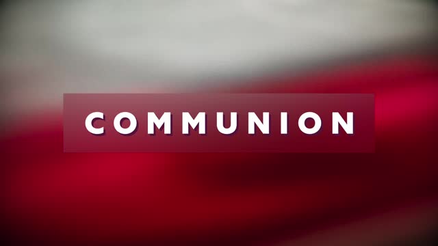 Glass Bokeh Communion