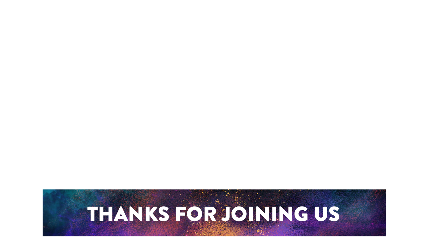 Radiant Paint Lower Third Thanks For Joining