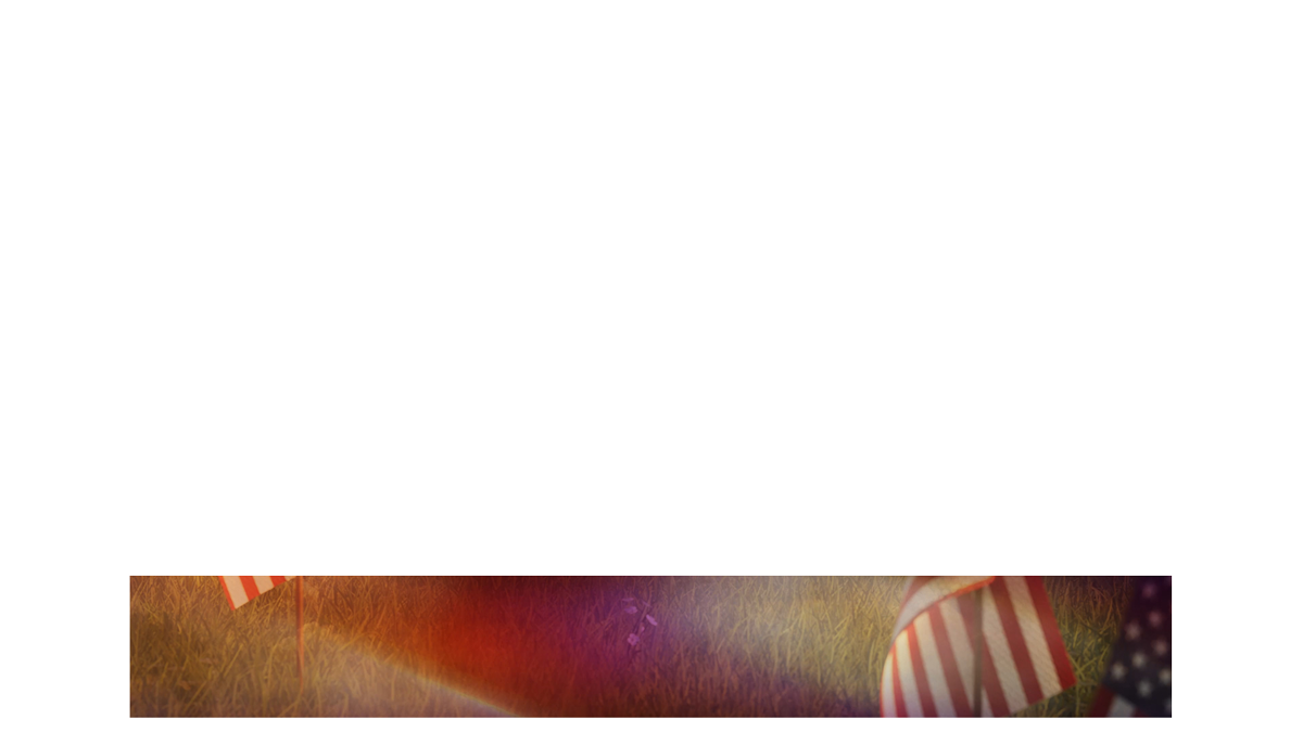 Memorial Day Hope Lower Third Full Blank Transparency