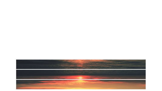 Sunrise Ocean Remix Lower Third Blank 03 Transparency