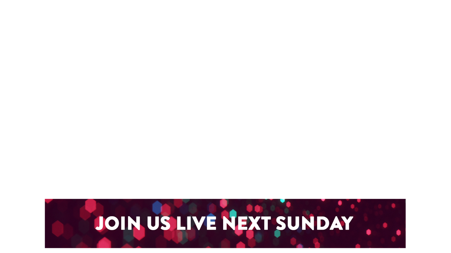 Glitter Echoes Lower Third Next Sunday