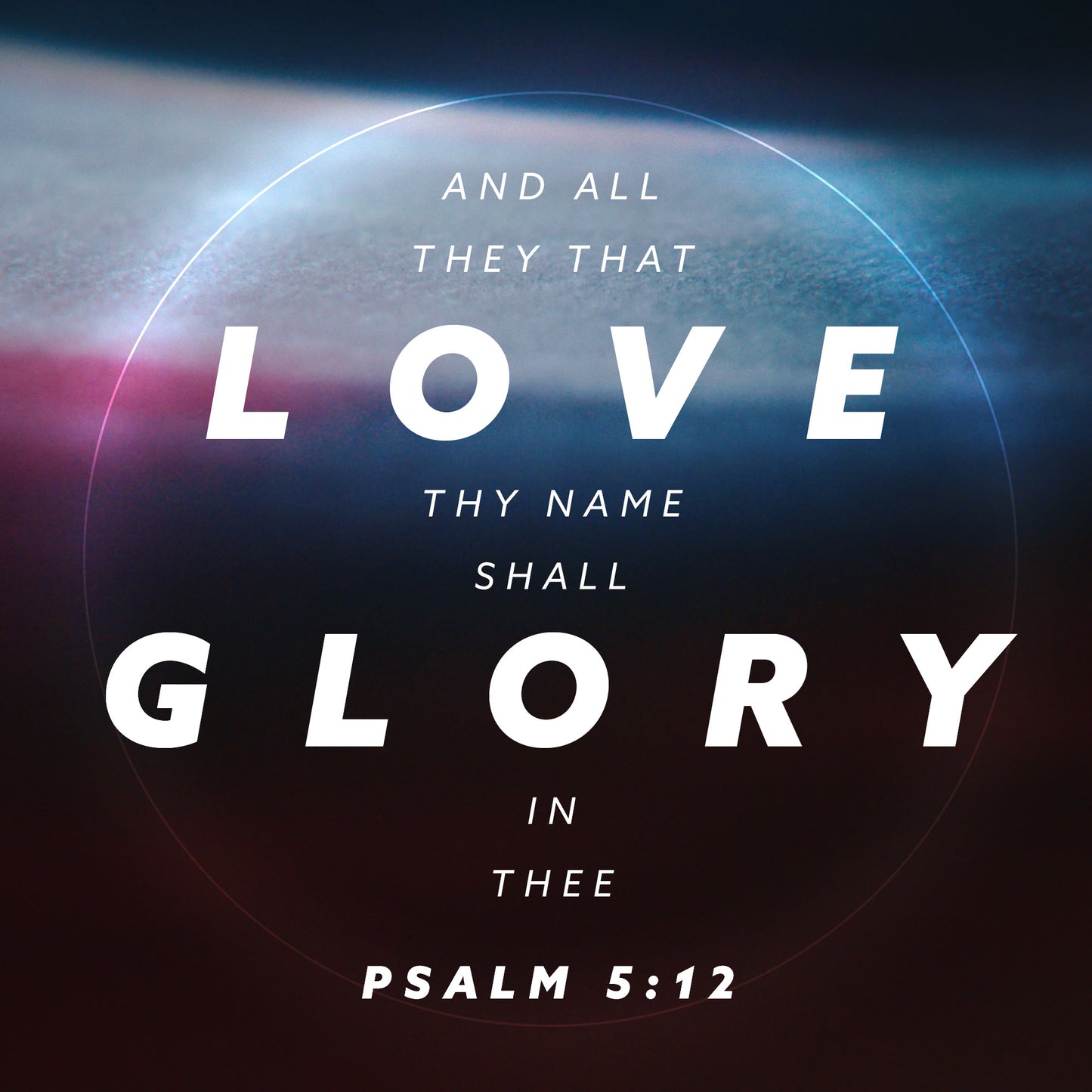 Glass Bokeh Scripture