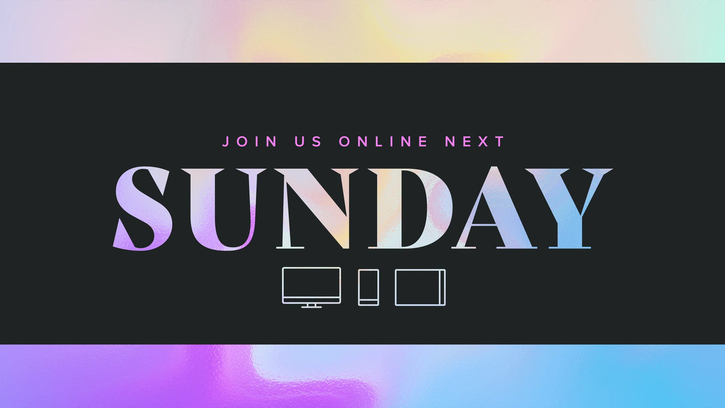 Easter Foil Sunday