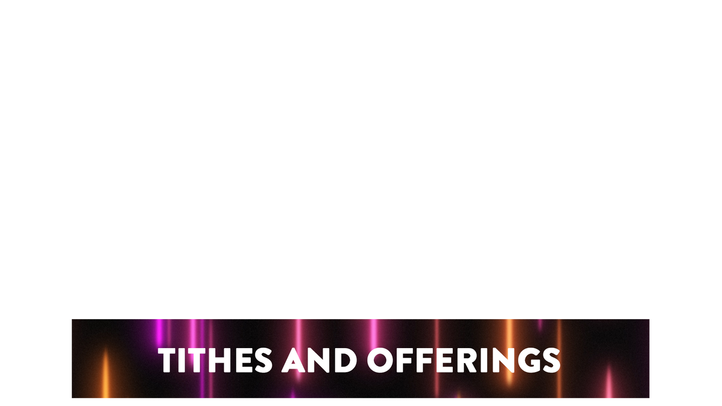 Neon Rain Lower Third Tithes Offering