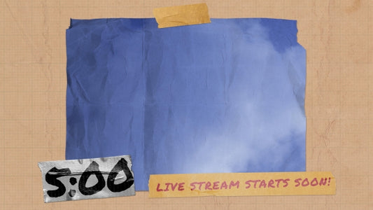 DIY Clouds Live Stream Lower Third Countdown