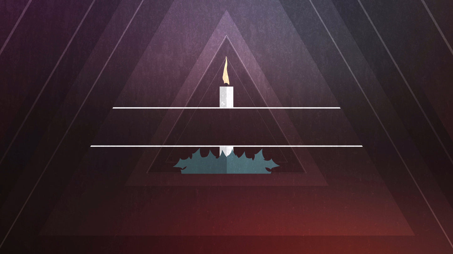 Christmas Advent Candles Title Blank 01 Still