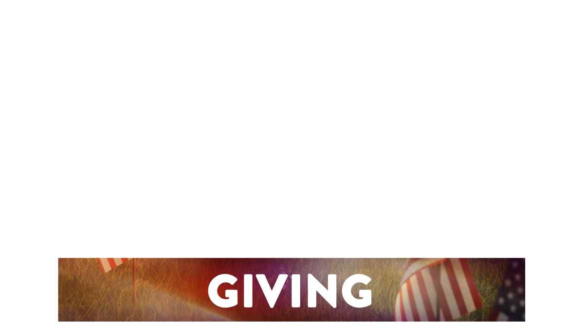 Memorial Day Hope Lower Third Giving Transparency