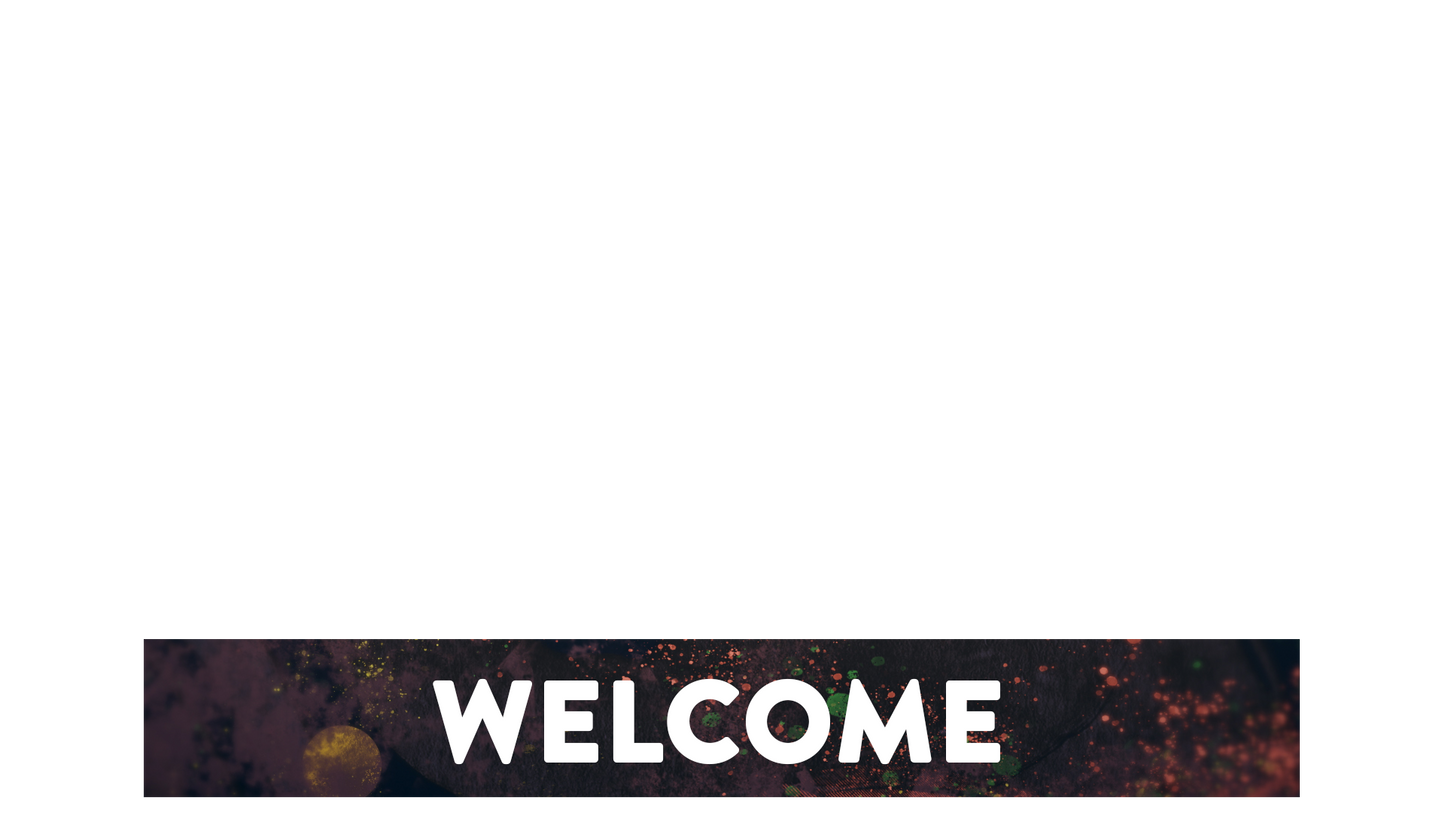 Painted Cosmos Lower Third Welcome