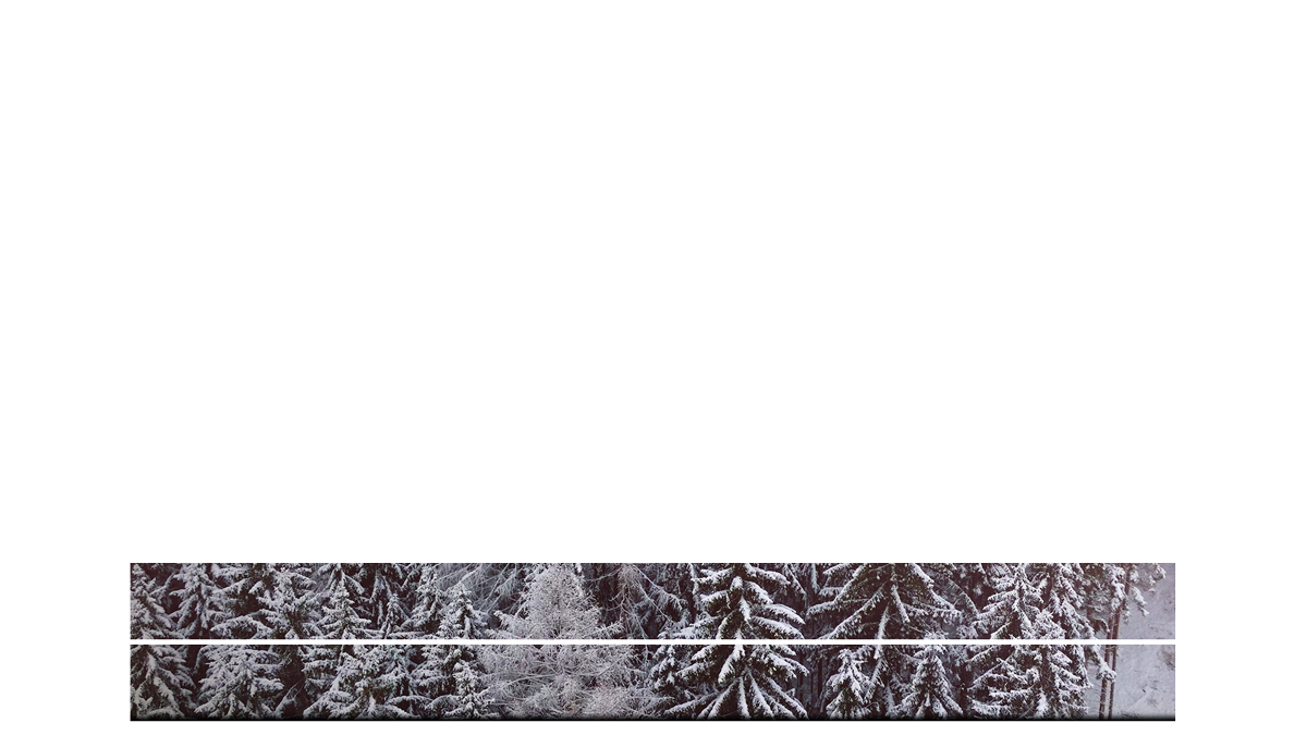 Retro Winter Lower Third Blank 02 Transparency