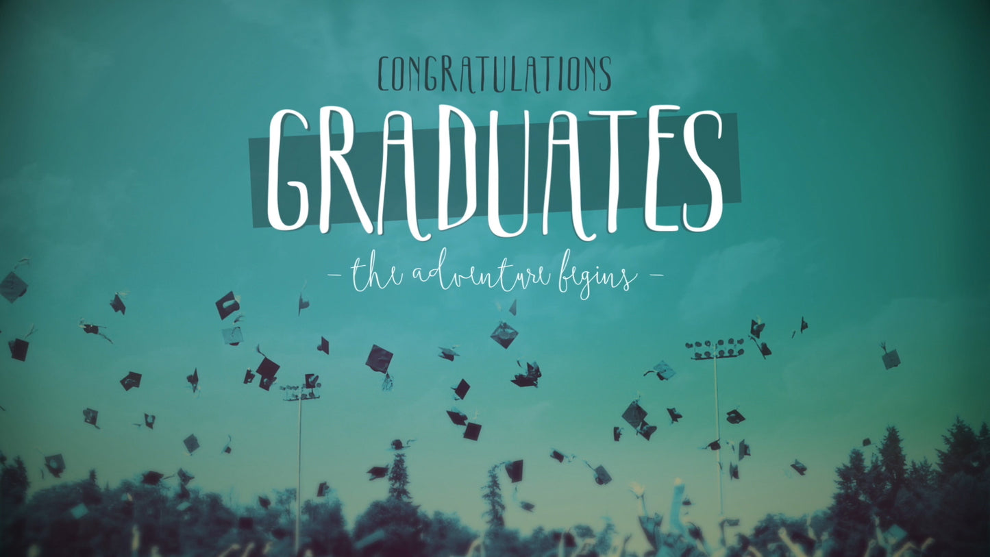 Graduation Adventure Title Still