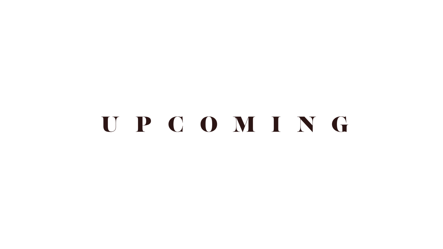 Pentecost Power Upcoming