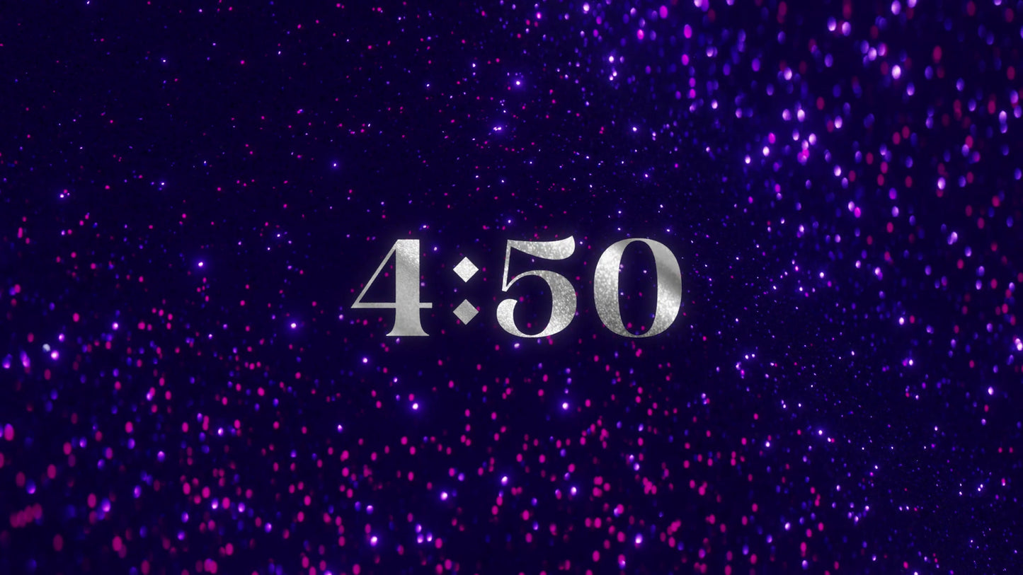 Glitter Echoes Silver Countdown