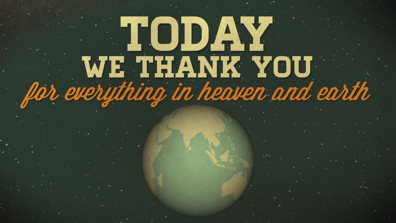 Today We Thank You