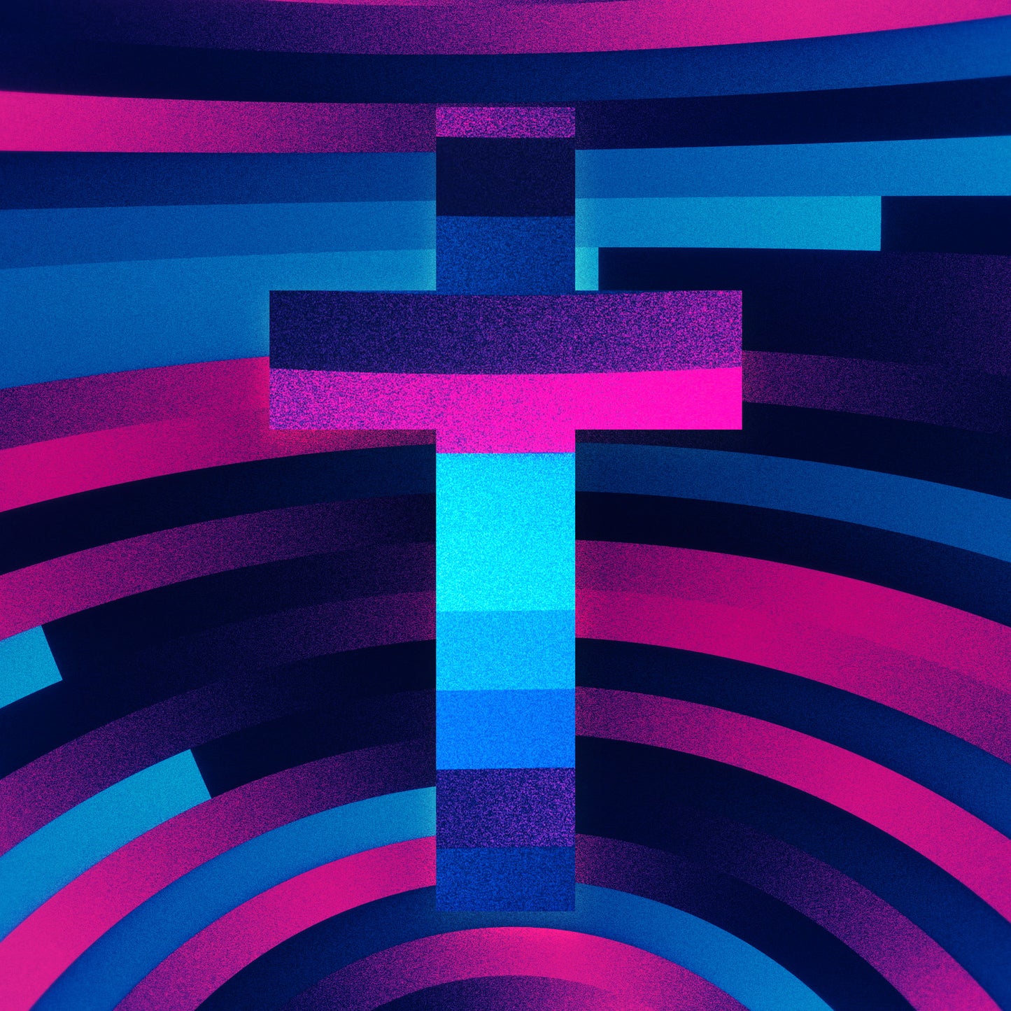 Fathers Day Gradients Cross