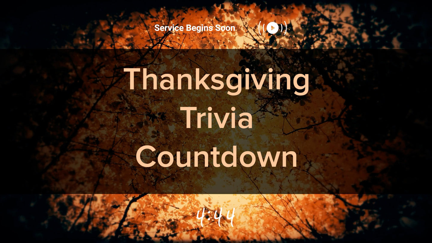 Autumn Fire Trivia Countdown