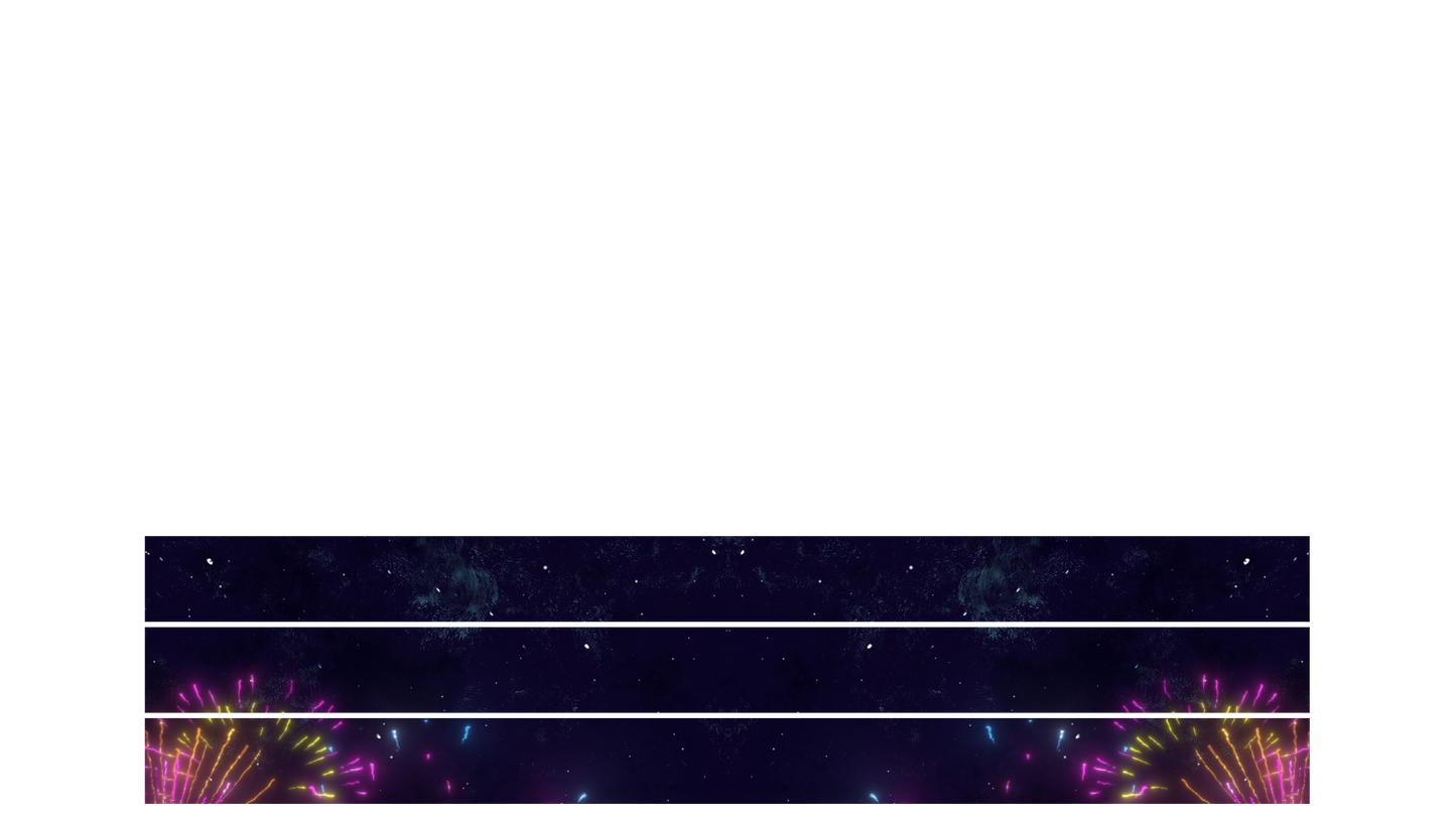 Celebration Sky Lower Third Blank 03