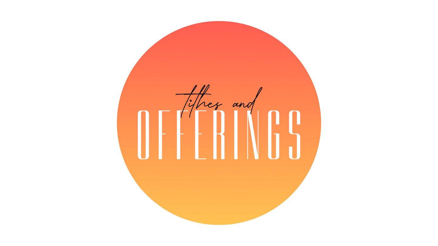 Halifax Tithes And Offerings