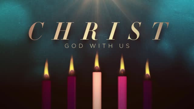 Advent Bokeh Christ