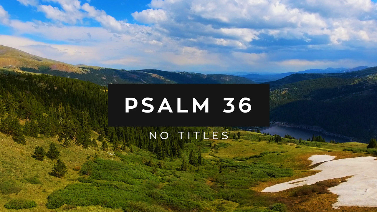Psalm 36 No Titles