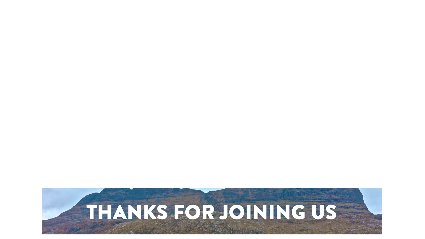 Scottish Mountain Lower Third Thanks For Joining