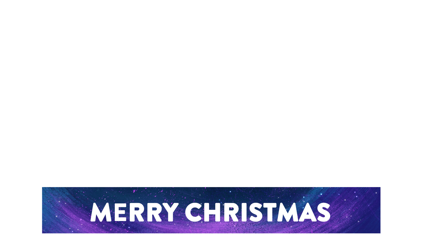Radiant Christmas Lower Third Merry Christmas