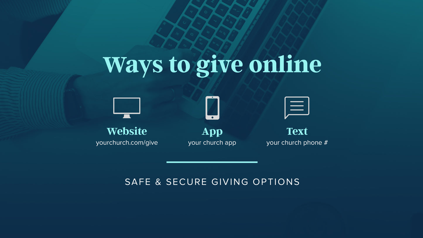 Ways To Give Sermon