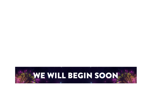 Celebration Sky Lower Third We Will Begin Soon